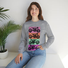 Load image into Gallery viewer, Retro Motorcycle Crewneck Sweatshirt