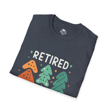 Load image into Gallery viewer, retired not tired Christmas themed - Unisex Softstyle T-Shirt