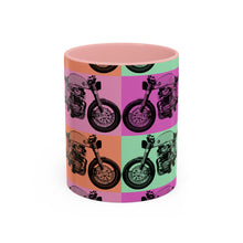Load image into Gallery viewer, Retro Cafe Racer Coffee Mug — Accent 11oz/15oz