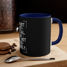 Load image into Gallery viewer, Im not Anti Social Im Just Not User Friendly- Accent Coffee Mug, 11oz