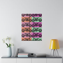 Load image into Gallery viewer, Retro Motorcycle Matte Canvas, Stretched, 0.75"