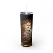 Load image into Gallery viewer, The Secret Garden inspired - Skinny Tumbler with Straw, 20oz