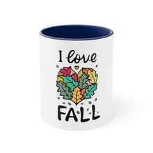 Load image into Gallery viewer, I Love Fall Coffee Mug, 11oz