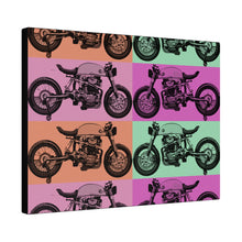 Load image into Gallery viewer, Retro Motorcycle Matte Canvas, Stretched, 0.75"