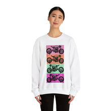 Load image into Gallery viewer, Retro Motorcycle Crewneck Sweatshirt