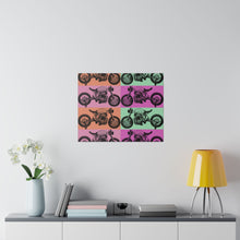 Load image into Gallery viewer, Retro Motorcycle Matte Canvas, Stretched, 0.75"