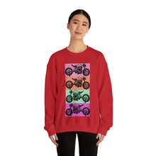 Load image into Gallery viewer, Retro Motorcycle Crewneck Sweatshirt