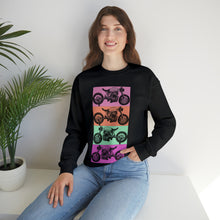 Load image into Gallery viewer, Retro Motorcycle Crewneck Sweatshirt