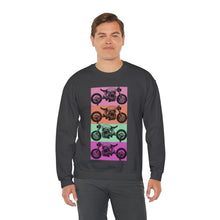 Load image into Gallery viewer, Retro Motorcycle Crewneck Sweatshirt