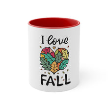 Load image into Gallery viewer, I Love Fall Coffee Mug, 11oz