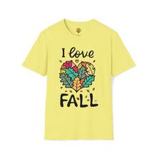 Load image into Gallery viewer, I Love Fall Unisex Softstyle T-Shirt