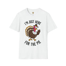Load image into Gallery viewer, I’m Here for the Pie - Unisex Softstyle T-Shirt