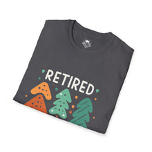 Load image into Gallery viewer, retired not tired Christmas themed - Unisex Softstyle T-Shirt