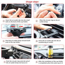 Load image into Gallery viewer, Car Styling Cup Holder Air Vent Outlet Drink Coffee Bottle Holder Rack Mount Holder Beverage Ashtray Mount Stand Car Accessories