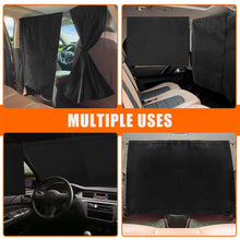 Load image into Gallery viewer, 2pcs/set Sun Shade Privacy Curtain Taxi Car Isolation Curtain Partition Protection Curtain Commercial Vehicle car accessories