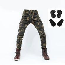 Load image into Gallery viewer, New Motorcycle Riding Jeans With Knee Hip Pads Motocross Racing Pants Motorbike Cycling Trousers Protective Pants