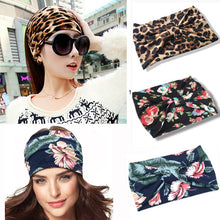 Load image into Gallery viewer, Bohemian Wide Cotton Stretch Headbands - hair accessory