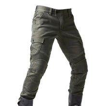 Load image into Gallery viewer, 2023 New Motorcycle Black Men Jeans Upgrade Extension Protector Detachable Racing Road Rider Four Seasons Casual Fashion Pants