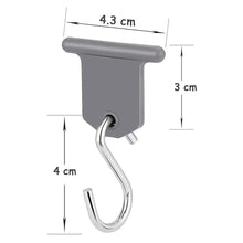 Load image into Gallery viewer, 8PCS S-shaped Camping Awning Hooks ClipsRV Tent Hangers Light Hangers for Caravan Camper Hanging Accessories