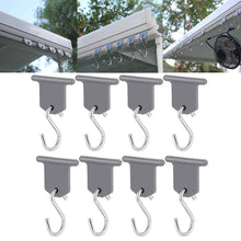 Load image into Gallery viewer, 8PCS S-shaped Camping Awning Hooks ClipsRV Tent Hangers Light Hangers for Caravan Camper Hanging Accessories