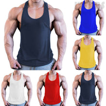 Load image into Gallery viewer, Mens Sportswear Tank Top Gym Singlet Training Bodybuilding Streetwear Male Sleeveless Fitness Vest