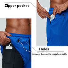 Load image into Gallery viewer, Newest Running Shorts Men 2 in 1 Training Gym Shorts Fitness Men Joggers Jogging Summer Sports Shorts Workout Short Pants