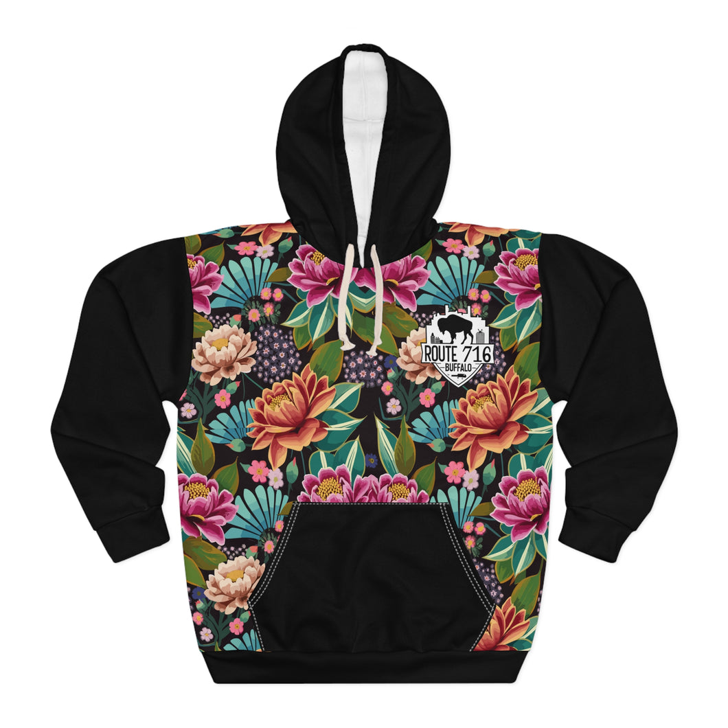 Route 716 Floral Pattern Hoodie