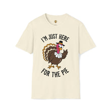 Load image into Gallery viewer, I’m Here for the Pie - Unisex Softstyle T-Shirt
