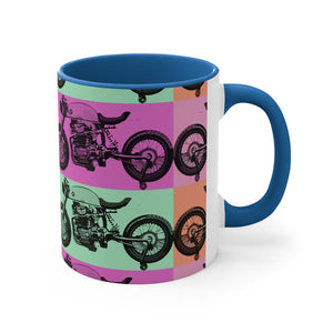 Retro Cafe Racer Coffee Mug, 11oz