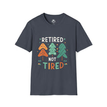 Load image into Gallery viewer, retired not tired Christmas themed - Unisex Softstyle T-Shirt
