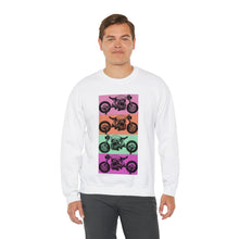 Load image into Gallery viewer, Retro Motorcycle  Crewneck Sweatshirt
