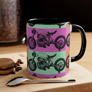 Retro Cafe Racer Coffee Mug, 11oz