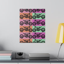 Load image into Gallery viewer, Retro Motorcycle Matte Canvas, Stretched, 0.75&quot;
