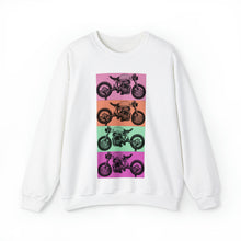 Load image into Gallery viewer, Retro Motorcycle  Crewneck Sweatshirt
