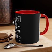 Load image into Gallery viewer, Im not Anti Social Im Just Not User Friendly- Accent Coffee Mug, 11oz

