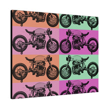 Load image into Gallery viewer, Retro Motorcycle Matte Canvas, Stretched, 0.75&quot;
