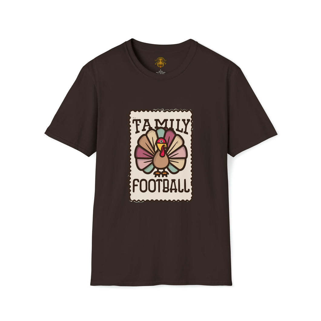 Festive Thanksgiving Stamp unisex softstyle T-Shirt