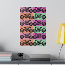 Load image into Gallery viewer, Retro Motorcycle Matte Canvas, Stretched, 0.75&quot;
