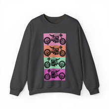 Load image into Gallery viewer, Retro Motorcycle  Crewneck Sweatshirt
