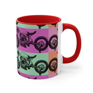 Retro Cafe Racer Coffee Mug, 11oz