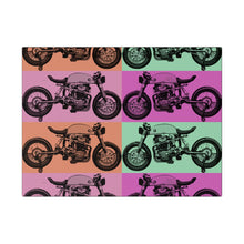 Load image into Gallery viewer, Retro Motorcycle Matte Canvas, Stretched, 0.75&quot;
