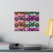 Load image into Gallery viewer, Retro Motorcycle Matte Canvas, Stretched, 0.75&quot;
