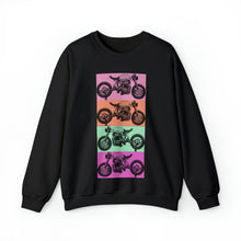 Load image into Gallery viewer, Retro Motorcycle  Crewneck Sweatshirt

