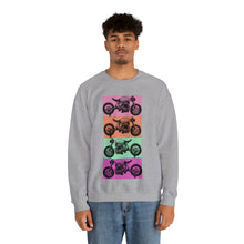 Load image into Gallery viewer, Retro Motorcycle  Crewneck Sweatshirt
