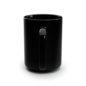 Retired Not Tired Christmas theme - Black Mug, 15oz