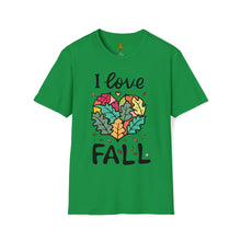 Load image into Gallery viewer, I Love Fall Unisex Softstyle T-Shirt
