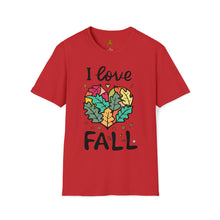 Load image into Gallery viewer, I Love Fall Unisex Softstyle T-Shirt
