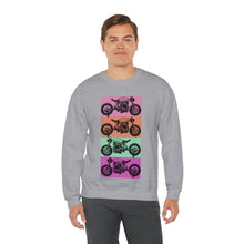 Load image into Gallery viewer, Retro Motorcycle  Crewneck Sweatshirt
