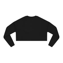 Load image into Gallery viewer, Retro Motorcycle Women's Cropped Sweatshirt — Vintage Biker Vibe
