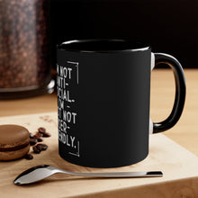 Load image into Gallery viewer, Im not Anti Social Im Just Not User Friendly- Accent Coffee Mug, 11oz
